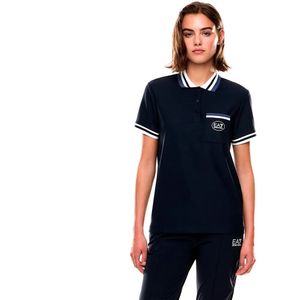 EA7voor vrouwen. 7W000598_AF16807 Polo Golf Pro S gebroken wit (S), Casual, Sportief, Katoen, Meerdere sporten, Korte mouwen