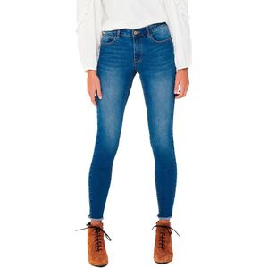 Jdy Sonja Life Regular Skinny Ankle Jeans Blauw XL / 32 Vrouw