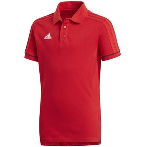 Adidas Tiro 17 Short Sleeve Polo Rood 11-12 Years Jongen