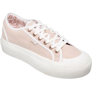 Roxy - Cruizer - Platform Schoenen - Zwart - Polyester Katoenmix