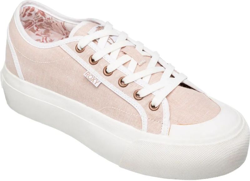 Roxy - Cruizer - Platform Schoenen - Zwart - Polyester Katoenmix