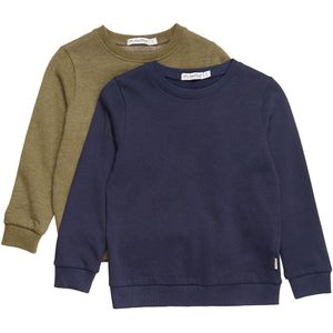 Minymo 2 Pack Sweatshirt Groen,Blauw 12 Years