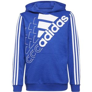 Adidas Logo Hoodie Blauw 8-9 Years