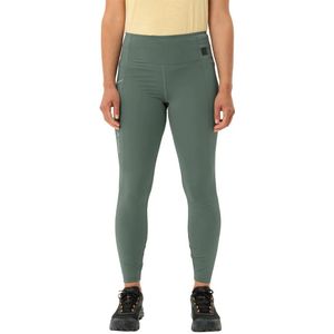 Vaude - Essential - Leggings - Zwart - Gerecycled Polyester, Hoge Tailleband, Sneldrogend