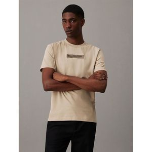 Calvin Klein Embroidered Logo Peached T-shirt Met Korte Mouwen