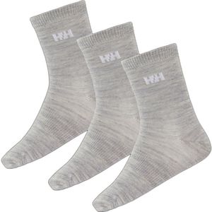 Helly Hansen Wool Basic Short Socks 3 Pairs Grijs EU 32-35 Jongen
