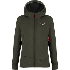 Salewa - Puez Polarlite - Fleece - Geen Kleur - 260 g/m², Lichtgewicht, Ademend, Met Capuchon