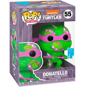 Funko Pop Ninja Turtles Donatello Artist + Case Exclusive Roze