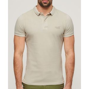 Superdry Vint Destroy Short Sleeve Polo Beige 2XL Man