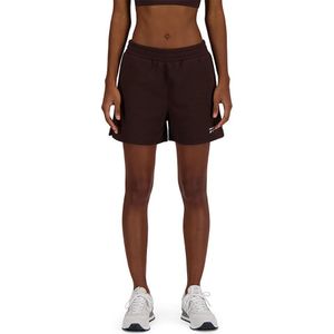 New Balance Linear Heritage French Terry Shorts Bruin S Vrouw