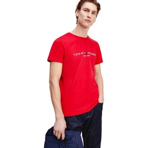Tommy Hilfiger Logo Short Sleeve T-shirt Rood L Man
