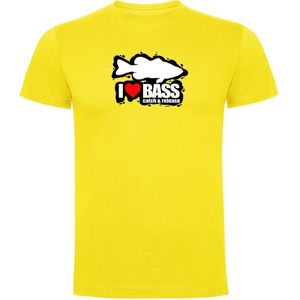 Kruskis I Love Bass T-shirt Met Korte Mouwen