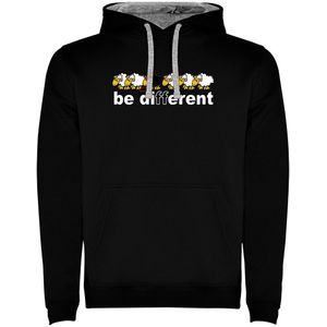 Kruskis Be Different Tennis Two-colour Hoodie Zwart M Man