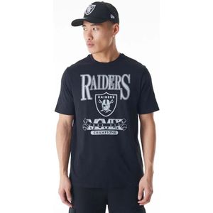 T-shirt - Zwart - Las Vegas Raiders NFL Champions Graphic