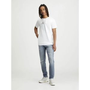 Calvin Klein Jeans Monogram Echo Graphic T-shirt Met Korte Mouwen