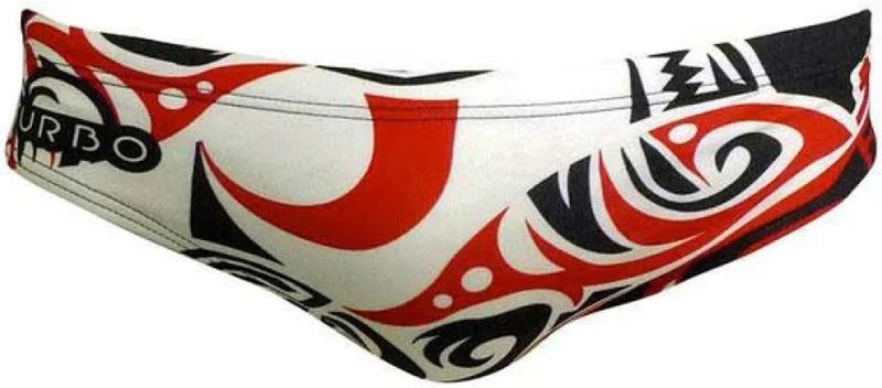 Turbo - Maori Skin Tattoo - Zwembroek - Wit