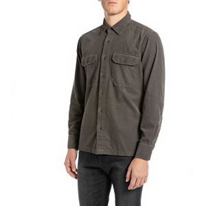 Overhemd - Corduroy - Regular Fit - Lange Mouw - Kleurverloop