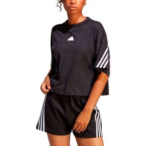 Adidas Fi 3s Short Sleeve T-shirt Zwart L Vrouw