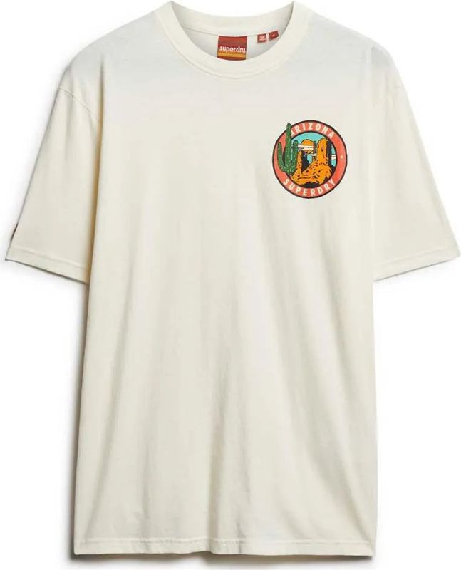 Superdry Travel Postcard T-shirt Met Korte Mouwen