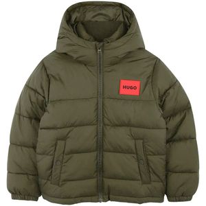 HUGO - Winterjas - Olijfgroen - Gewatteerde Jas - Normale Pasvorm