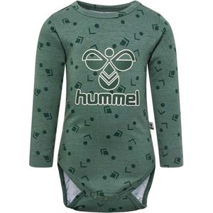 Hummel Greer Long Sleeve Body Groen 0-1 Months Jongen