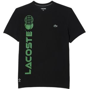 Lacoste Th1795 Short Sleeve T-shirt Zwart 2XL Man