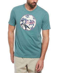 Original Penguin Graphic Floral Fill T-shirt Met Korte Mouwen