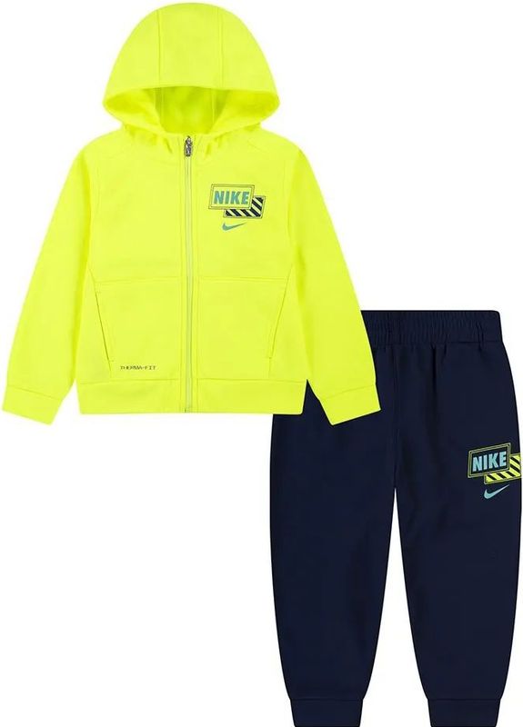 Nike - Adp Therma-Fit GFX Set - Midnight Navy - Lange Mouwen