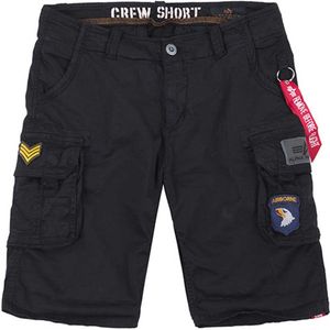 Alpha Industries Crew Patch Shorts Zwart 29 Man