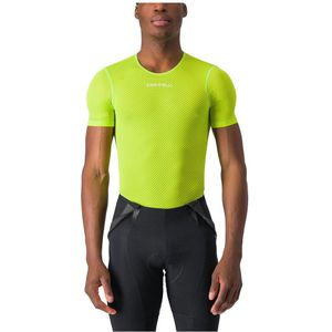 Castelli Pro Mesh 2.0 Short Sleeve Base Layer Geel M Man