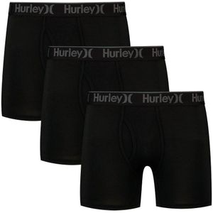 Hurley Supersoft Boxer 3 Units Zwart XL Man