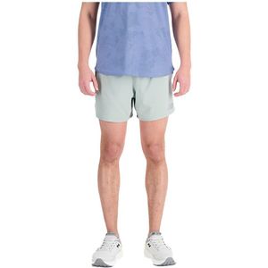 New Balance Impact Run 5´´ Sweat Shorts Blauw L Man
