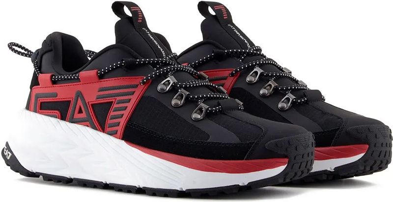 EA7 - Crusher Sonic Rope - Schoenen - Zwart - Plat - Veters - Casual - Sportief