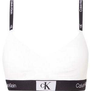Calvin Klein Underwear Lght Lined Bralette Bra Wit L Vrouw
