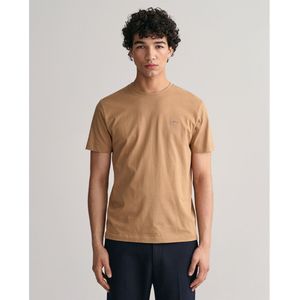 Gant Reg Shield Short Sleeve T-shirt Bruin 2XL Man