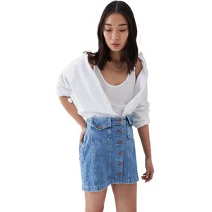 Salsa Jeans Push In Secret Glamour Buttons Spijkerrok
