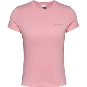 Tommy Jeans - Basic T-shirt - Zwart - Katoen