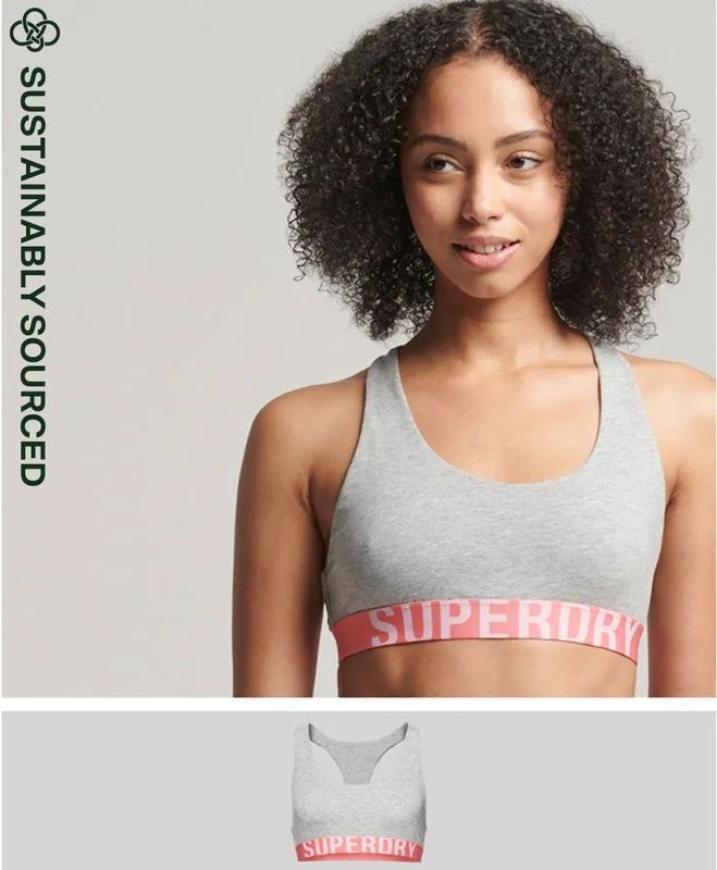 Vrouwen-bh van biologisch katoen Superdry