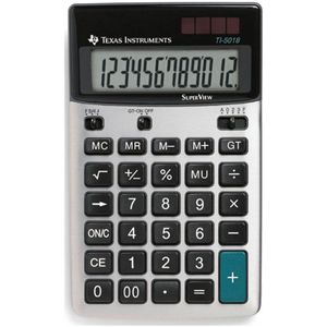 Texas Instruments Ti 5018 Sv Calculator Zwart