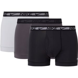 Nike 0000ke1152 Boxer 3 Units Zwart,Grijs L Man