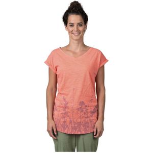Hannah Marme Short Sleeve V Neck T-shirt Oranje 36 Vrouw
