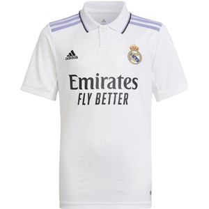 Adidas Real Madrid Short Sleeve T-shirt Home 22/23 Junior Wit 7-8 Years