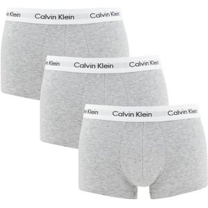 Calvin Klein Underwear Low Rise Boxer 3 Units Grijs XS Man