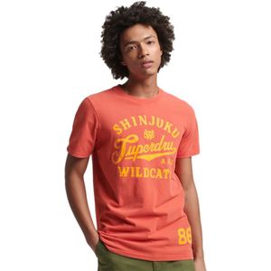 Superdry Vintage Home Run Short Sleeve T-shirt Oranje XL Man