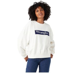 Wrangler Relaxed Sweatshirt Wit 3XL Vrouw
