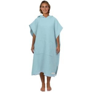 Ocean & Earth Waffle Hooded Poncho