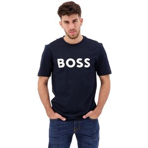 Boss Tiburt 354 10247153 Short Sleeve T-shirt Zwart S Man