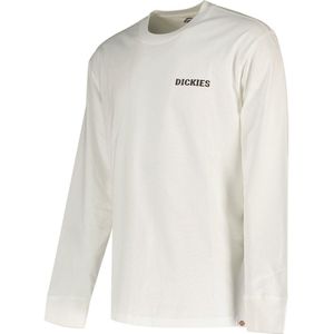 Dickies Hays Long Sleeve T-shirt Beige,Wit M Man