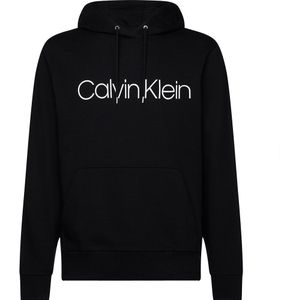 Calvin Klein Logo Hoodie Zwart XS Man