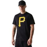 New Era - T-shirt - Zwart - Pittsburgh Pirates Nos MLB Regular